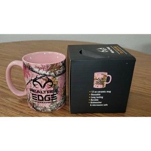 Realtree Edge Pink Camo Coffee/Tea Mug Pink Diswasher Safe NEW